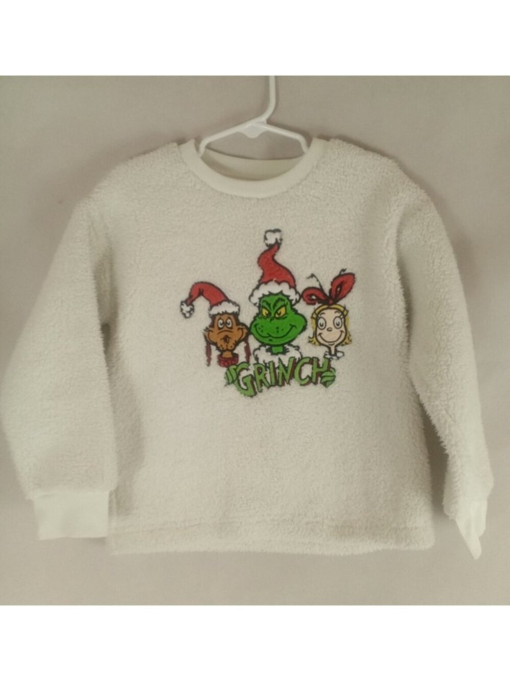 Carter’s Dr. Seuss Grinch Sherpa Stretchy Pullover Sweatshirt 4T